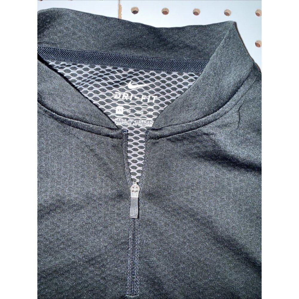 Nike Dri-FIT Women’s XS Sleeveless Quarter Zip Tennis Golf Top Black - Picture 5 of 6